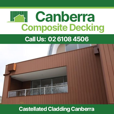 Castellated cladding installation for Canberra exterior design