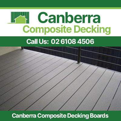 Light grey composite decking boards installation in Canberra