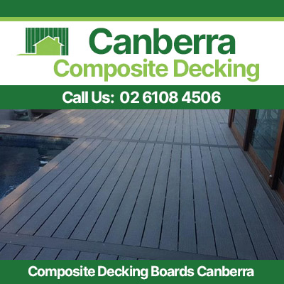 Durable composite decking boards installed on Canberra elevated deck area